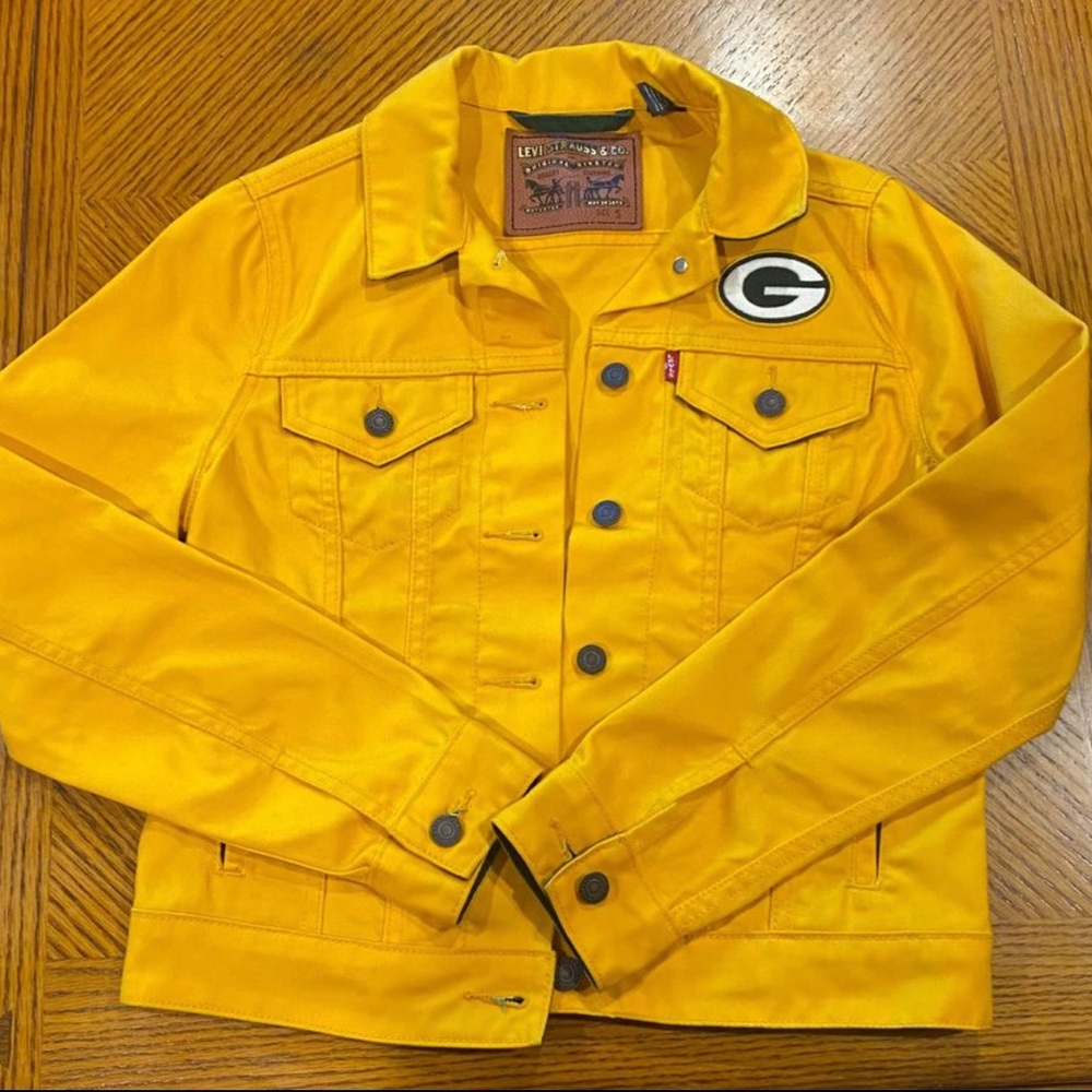 NFL Green Bay Packers Levi’s Official Trucker Jacket Size Small